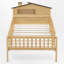 Lit plateforme en bois avec lumière DEL-114071859