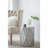 Hexagon Garden Stools, Unique Capiz Accent Side Table