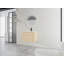Meuble-lavabo mural 28 po avec lavabo en céramique blanche et porte à fermeture en douceur, emballage KD, contreplaqué-121099599