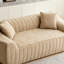 Canapé moderne, siège confortable rembourré, canapé 2 places avec 2 coussins, causeuse surdimensionnée pour le salon, aucun assemblage requis-1464406596