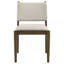 Chaise d'appoint rembourrée (ensemble de 2)