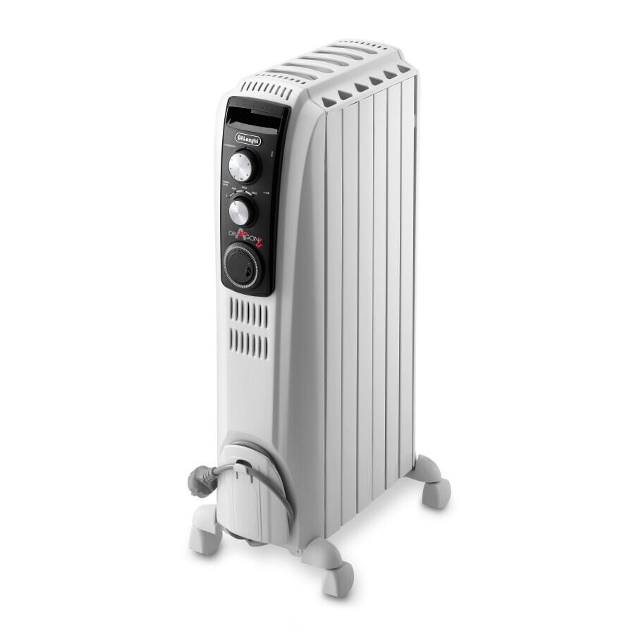 DeLonghi Dragon 5120 BTU Electric Radiator Space Heater with Adjustable Thermostat