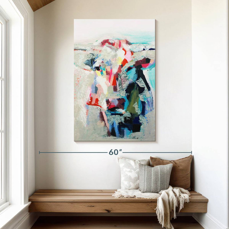 Brampt Cow Painting II, 48" H x 32" W