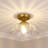 Stanton Iberville Glass Semi Flush Mount-1684152536