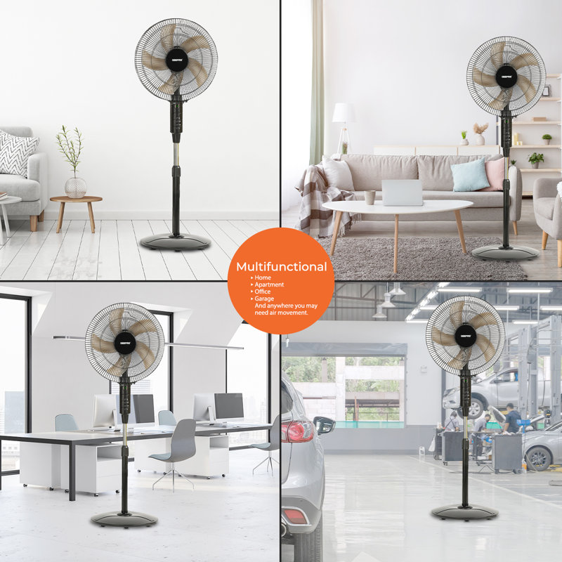Geepas 53cm Oscillating Standing Fan