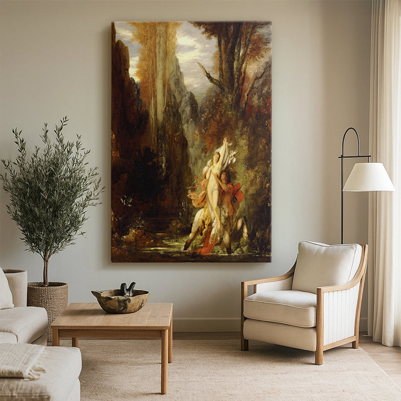 Dejanira (automne) - Toile tendue avec châssis par Arnold Böcklin, 32 x 48