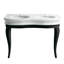 Lavabo de salle de bain console en porcelaine vitreuse avec trop-plein China Series China