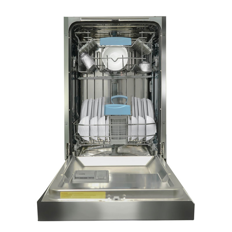 Lave-vaisselle encastrable en acier inoxydable 18 po Danby Ddw18d1ess, Argent