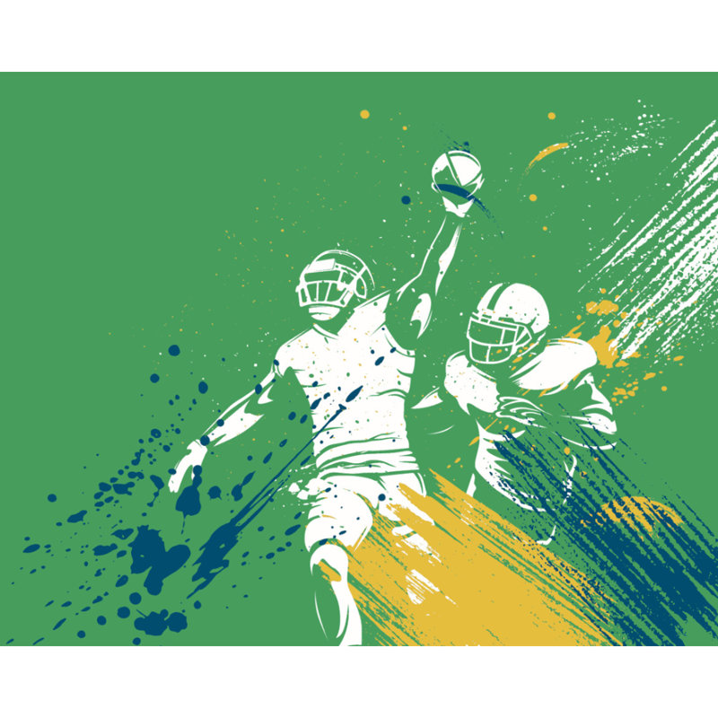 Herriot Matte Wall Mural, 350cm L x 280cm W, Green