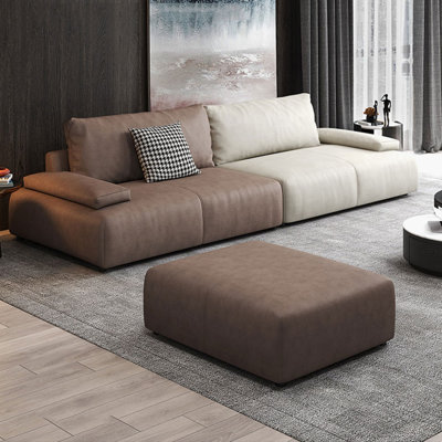 Coussin modulaire 100% polyester Coffee