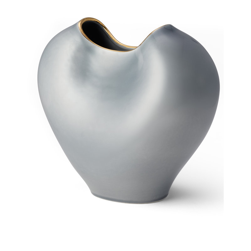 Paola Handmade Ceramic Table Vase, 8.6" H x 9.5" W x 5" D