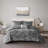 Comforter Set Cal King Velvet With Hypoallergenic Filling & Decorative Pillow For Luxurious Bedding-122444201-122444202
