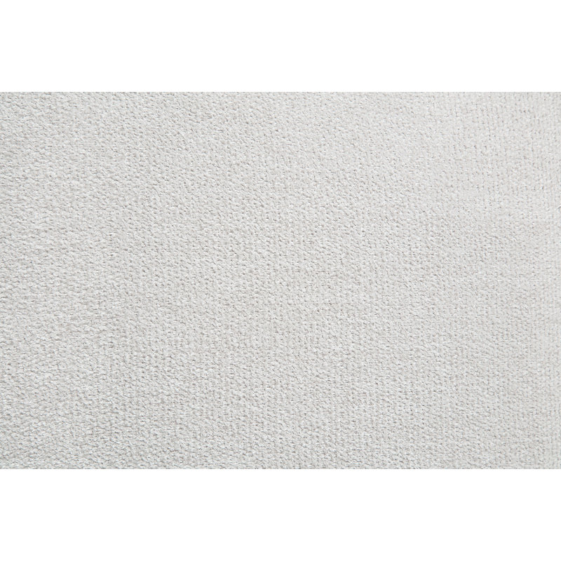 Canapé modulaire en lin blanc ivoire 2 pièces avec méridienne et fauteuil, parfait pour les salons modernes et spacieux