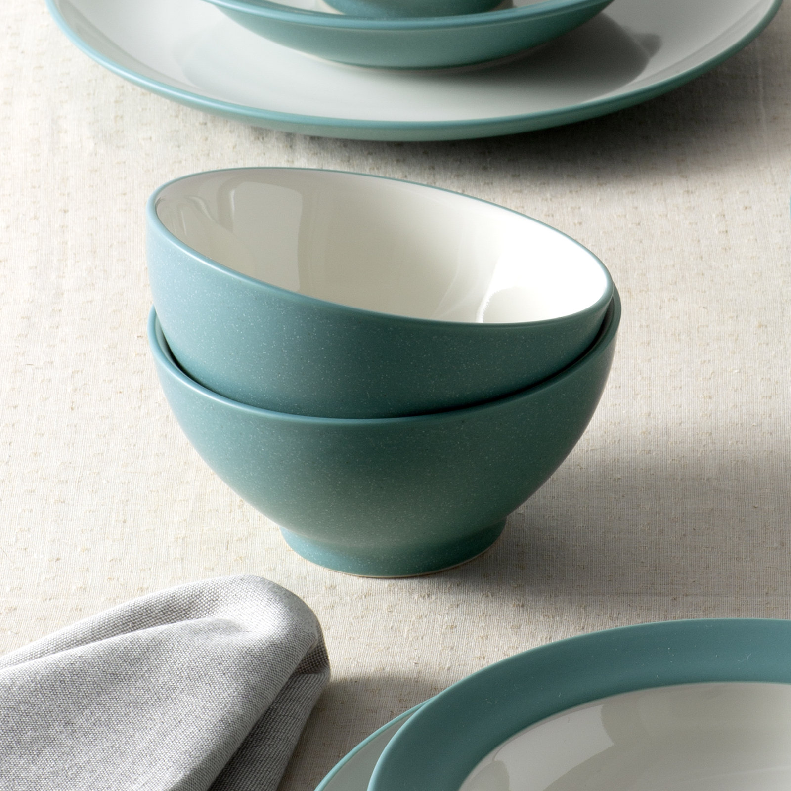 Noritake Colorwave Rice Bowls, Turquoise