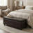 Avalon 48"W Upholstered Contemporary Rectangular Lift-Top Storage Ottoman Bench with High-Density Foam-417302331