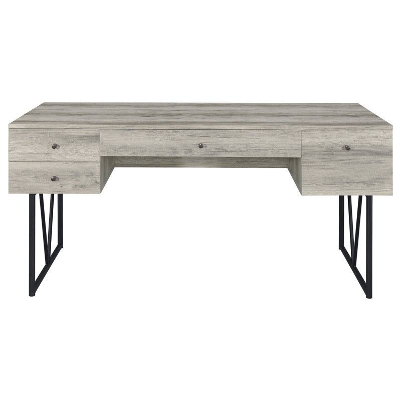 Bureau d'écriture à 4 tiroirs Sonoma Driftwood, Bois flotté