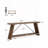 70.9” Extra Long Console Table Behind Couch, Industrial Sofa Table with 2-Tier Storage Shelves, Narrow Entryway Hallway Table for Living Room, Foyer, Light Natural Brown-1995150244