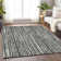 Premium Machine Washable Prisco Black Rug