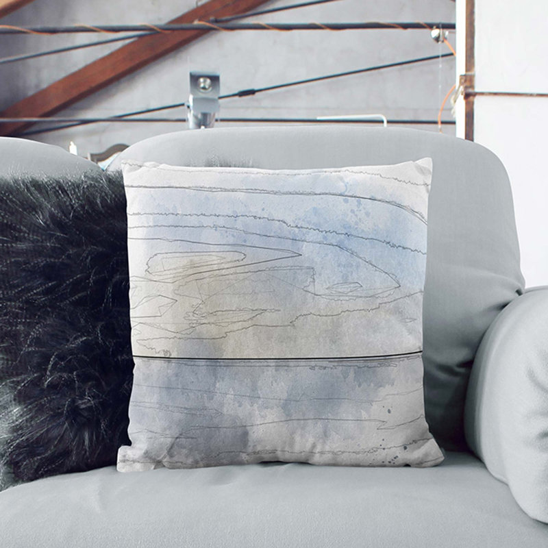 Abstract Square Throw Cushion, 40 x 40 cm