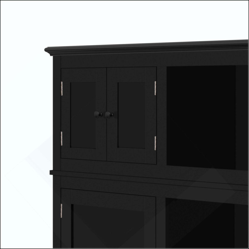 3-In-1 Hall Tree With Overhead Storage Cabinet, 3 Adjustable Side Shelves, 4 Heavy-Duty Hooks, 2 Spacious Drawers, Grooved Back Panel Design, Contrasting Seat Bench, Multifunctional Entryway Organizer