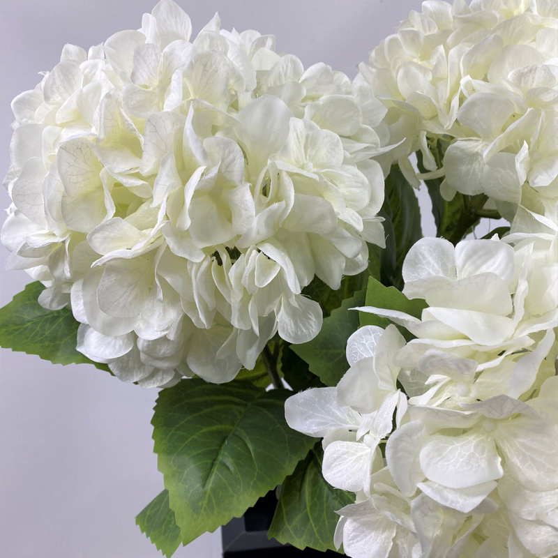 Arrangement floral d'hortensia