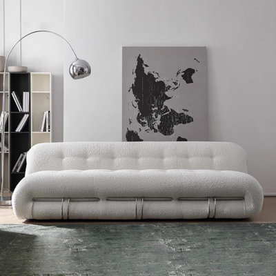 Italian Minimalist Off-white Sofa