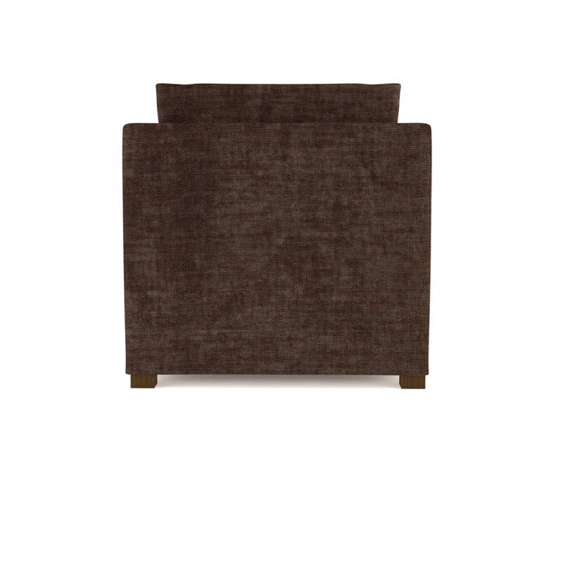 Madison Chaise Lounge, Plush Velvet Oyster, Weathered