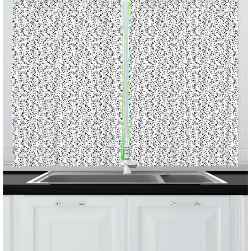 Tailored Kitchen Curtain