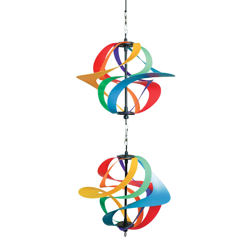 Poly Double Vortex Spinner, Rainbow
