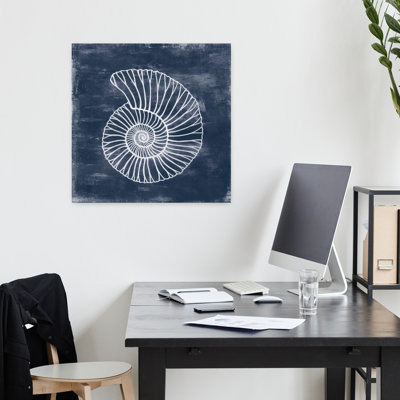 Art mural abstrait contemporain Nautilus