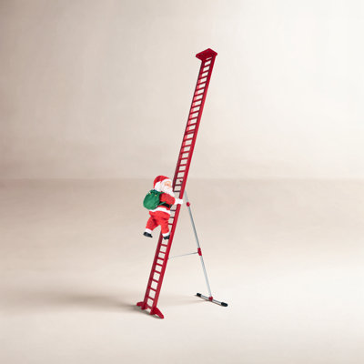 Outdoor 10' Animated Super Climbing Santa