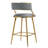 Two Pieces Bar Stools With Chromed Base And Footrest-763910814