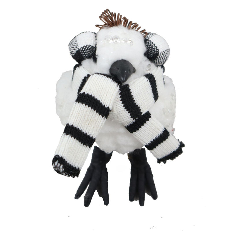 Oiseau, foulard et cache-oreilles
