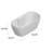 59" x 30" Freestanding Soaking Acrylic Bathtub