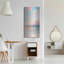 «Sea Sunset Triptych III» par Grace Popp, art mural en métal, 24 po x 48 po