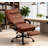Office Recliner Chair With Footrest - Adjustable& For Home Office Relaxation-1436975315