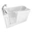 Baignoire de style mixte à pied de la gauche 60" x 30" gauche-37053498