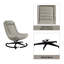 Fauteuil d'appoint Piran