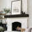 Fireplace Mantel Handmade Rustic Wood Mantel for Over Fireplace Wall Mounted Floating Mantle Shelves for Living Room Decor-616279391-616279379