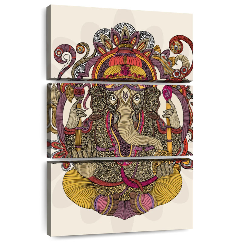 Couleurs Adella Ganesha, H 65 po x l 42 po