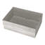 Commode 6 tiroirs avec grands tiroirs en tissu, gris