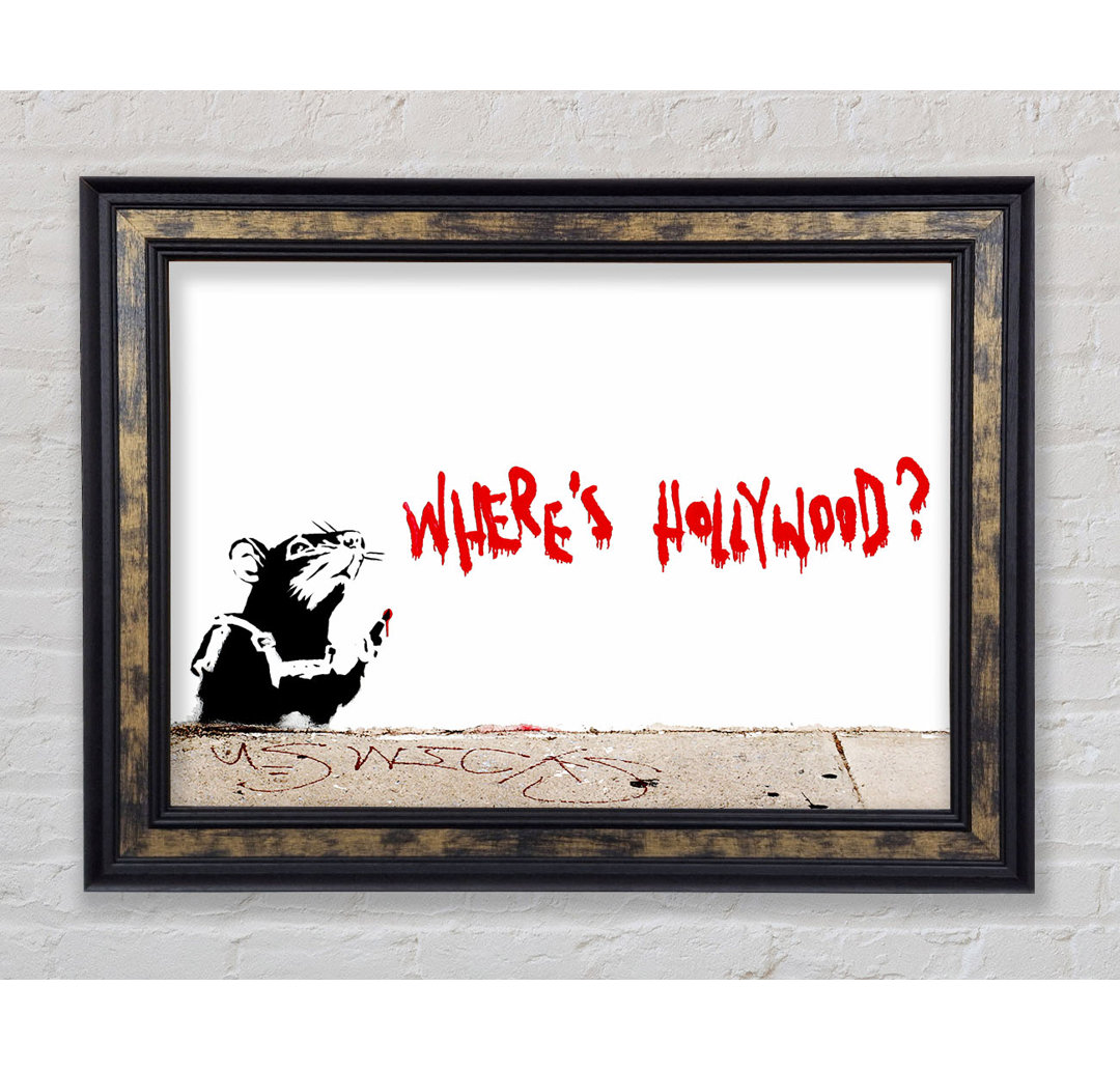 Rat Wheres Hollywood - Drucken