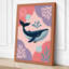 Whale in Depth Coastal - Wrapped Canvas-734855845-734855869