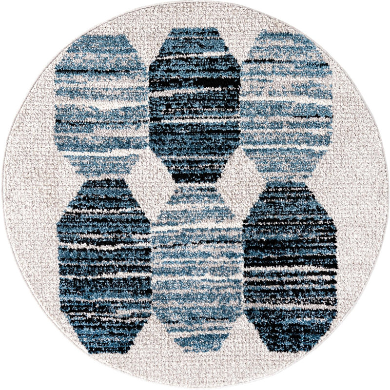 Frystown Indoor Rug, Round 5'3"