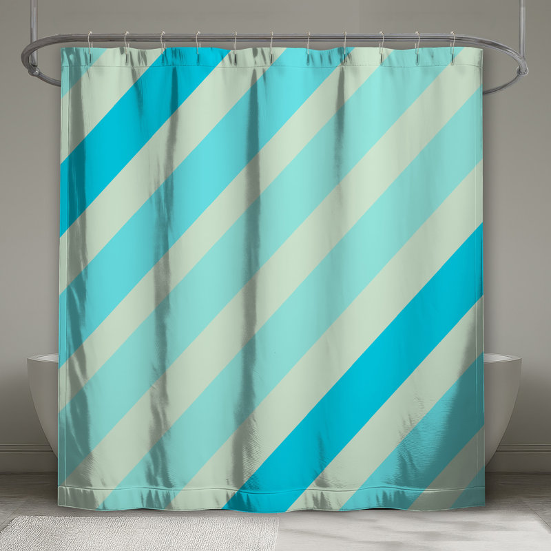 Rideaux de douche Diagonal, L 70 po x H 84 po