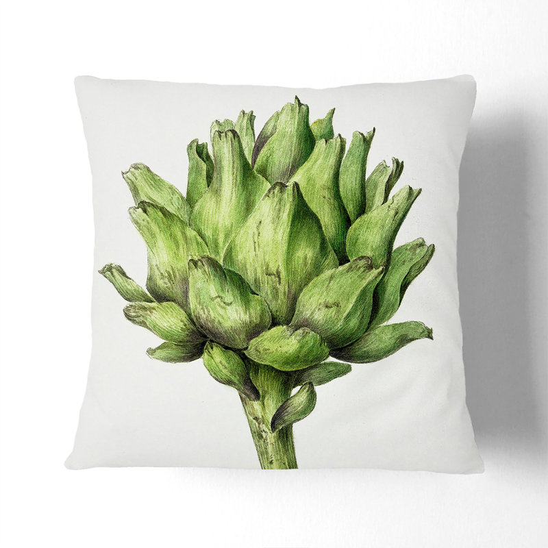 Square Throw Cushion, 55cm H x 55cm W x 20cm D, White