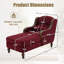 Chaise longue surdimensionnée en tissu pour l'intérieur - siège large, fauteuil-lit, canapé de lecture-385079235