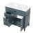 Umberly  36" Traditional Bathroom Vanity with Smooth Ceramic Sink and Solid Wood Construction-123817886