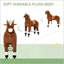 Grand jouet cheval de marche