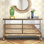 Brixton 60" W Mirrored 6-Drawer Double Dresser
